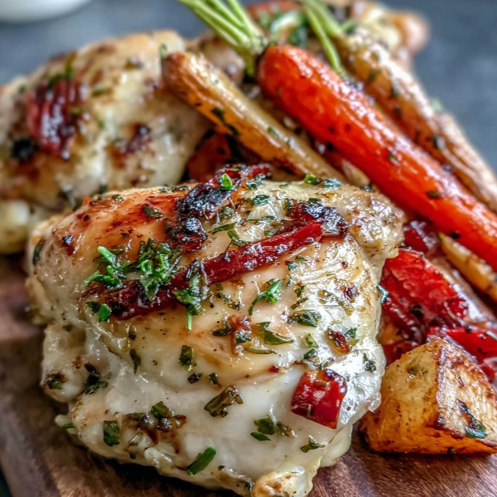 Healthy Chicken And Roasted Vegetables