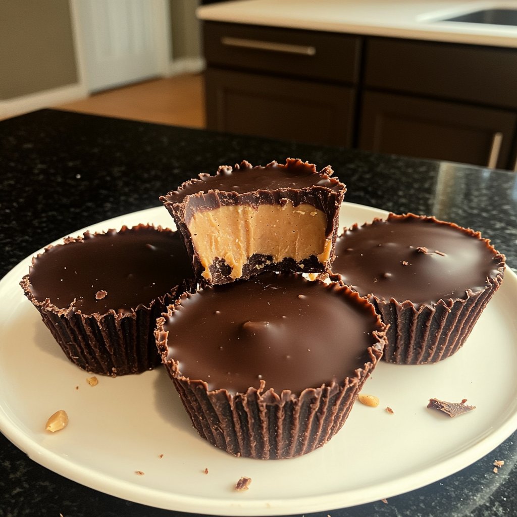Homemade Peanut Butter Cups Vegan Style