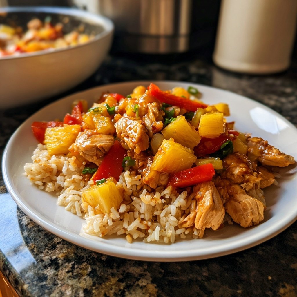 Pineapple Chicken And Rice Meal Prep