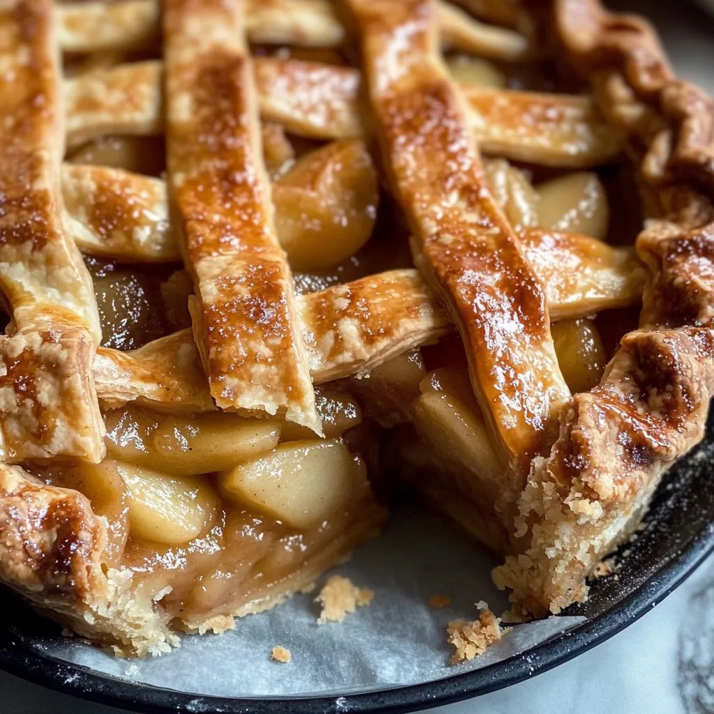 Cinnamon Apple Pie à la Mode