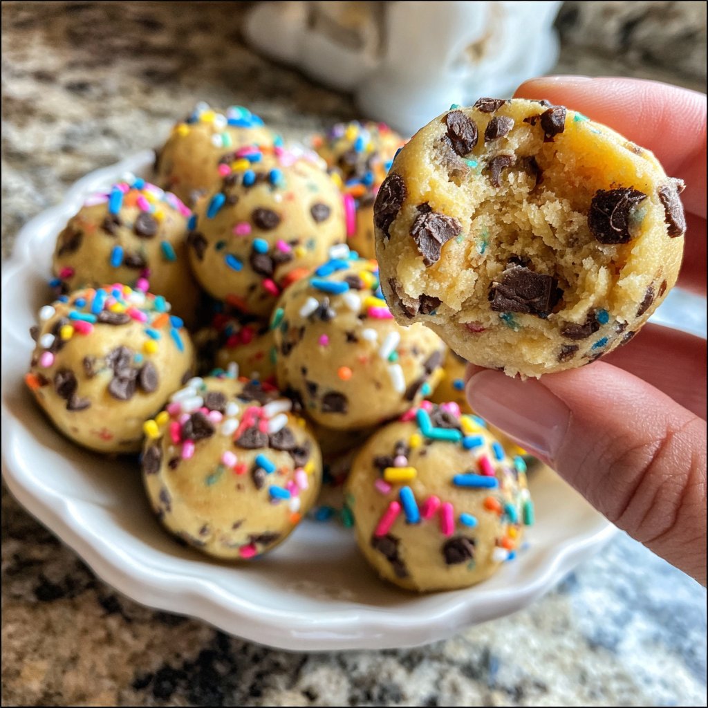 Super Bowl Desserts Cookie Dough Bites