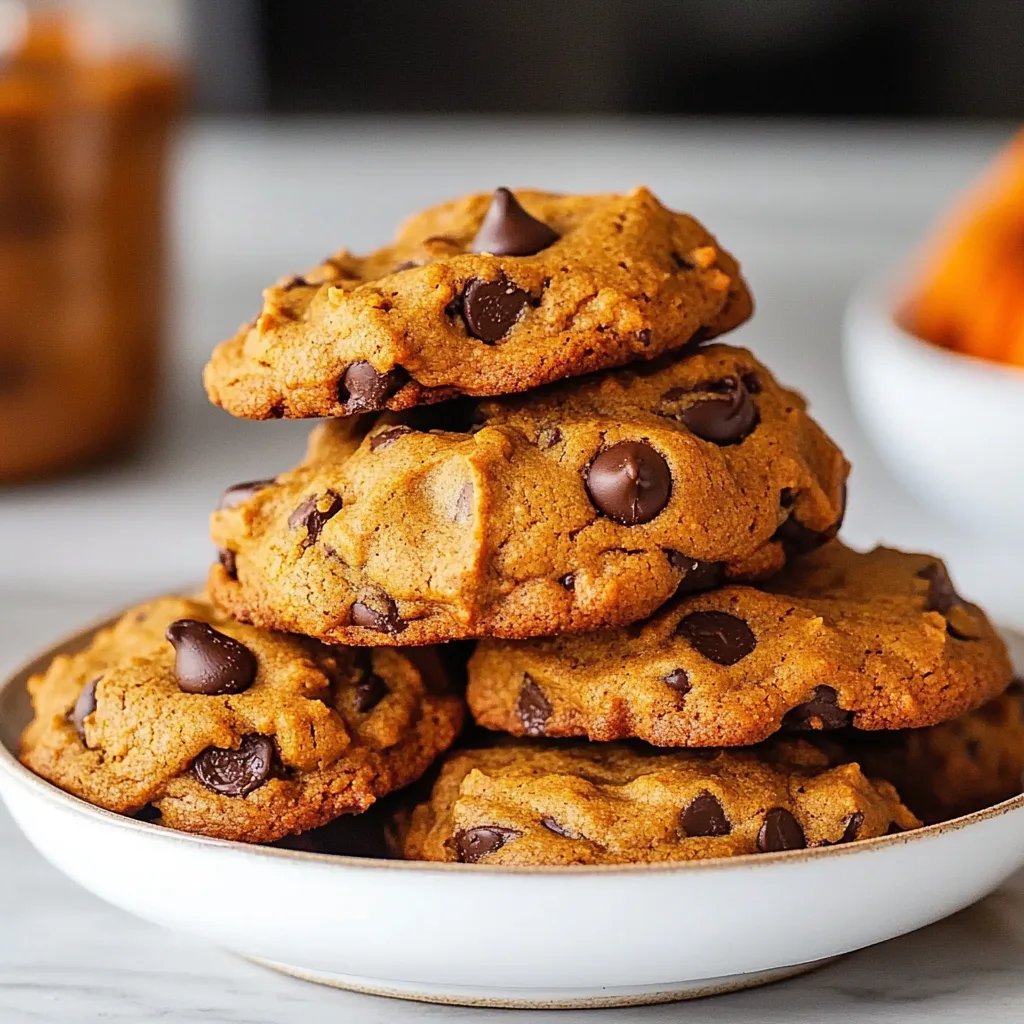Pumpkin Chocolate Chip Cookies