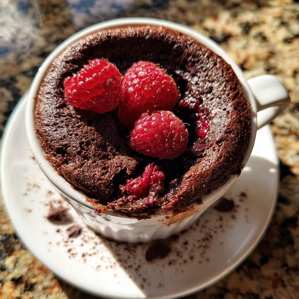 Chocolate Raspberry Soufflé