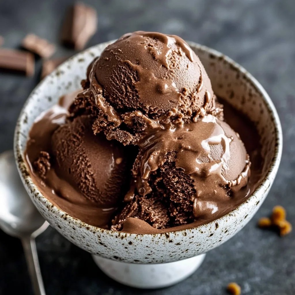 Creamy Chocolate Cottage Cheese Ice Cream