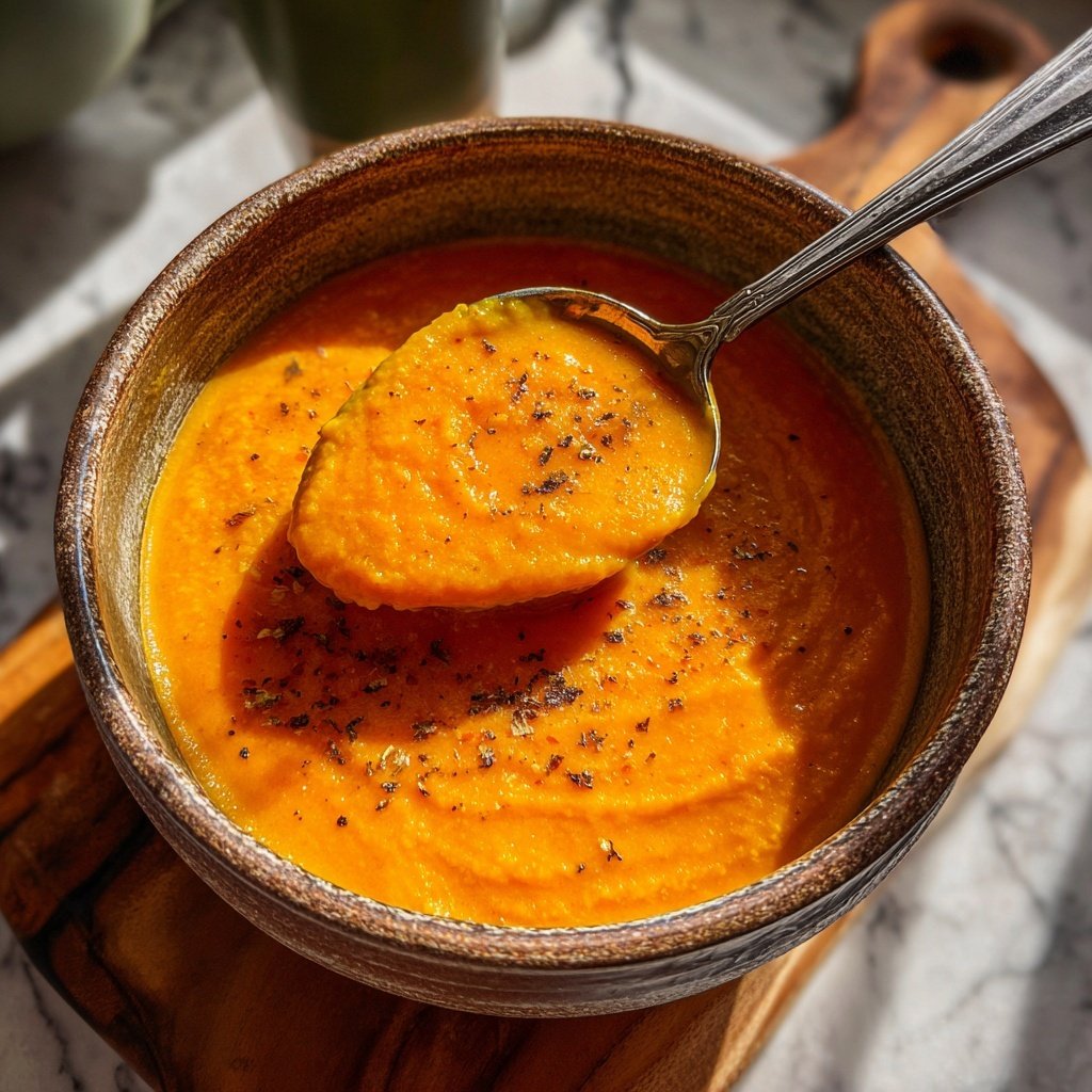 Creamy Carrot Ginger Soup