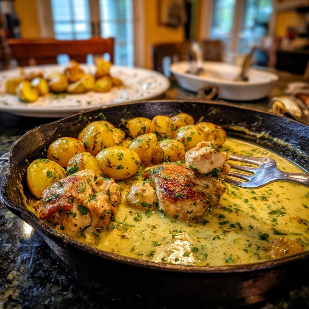 Creamy Herb Chicken And Potatoes