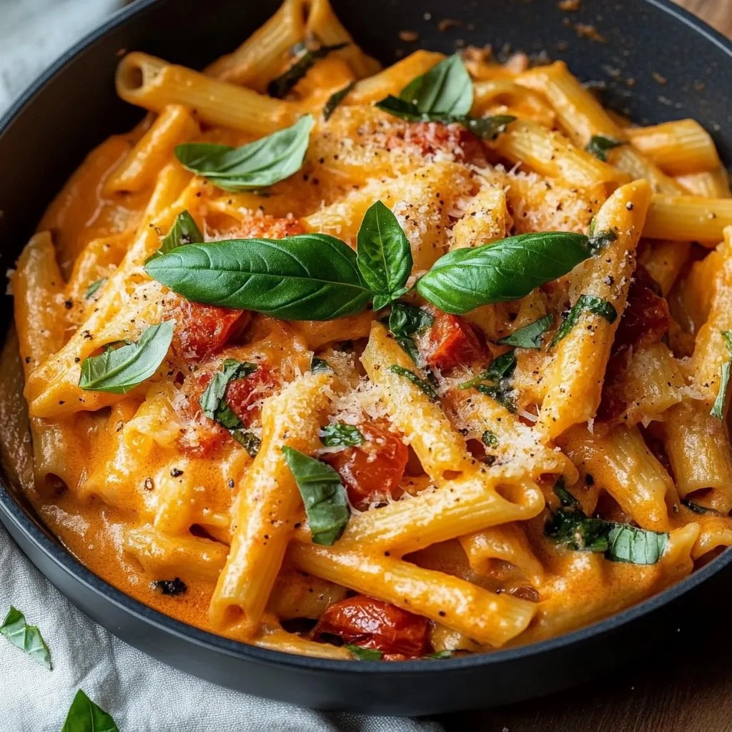 Easy One Pot Creamy Tomato Pasta