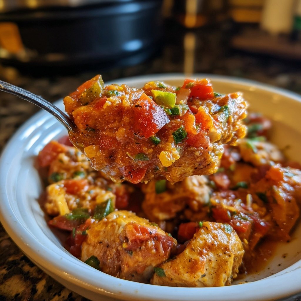 Set-It-and-Forget-It Slow Cooker Salsa Chicken