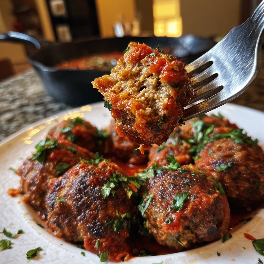 Quick Oven-Baked Meatballs Recipe