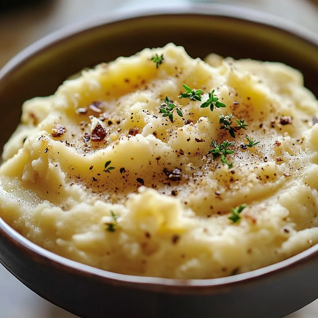 Irresistibly Creamy Roasted Garlic Mashed Potatoes