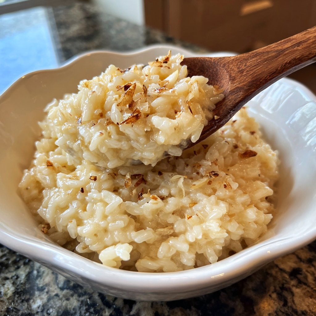 Romantic Roasted Garlic Risotto