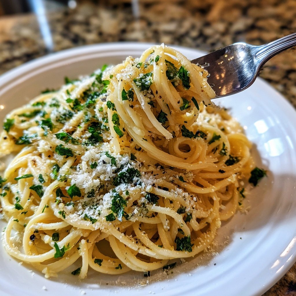 Quick & Easy 15-Minute Garlic Pasta