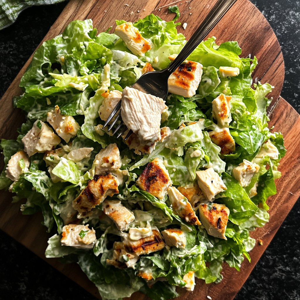 Homemade Chicken Caesar Salad Recipe