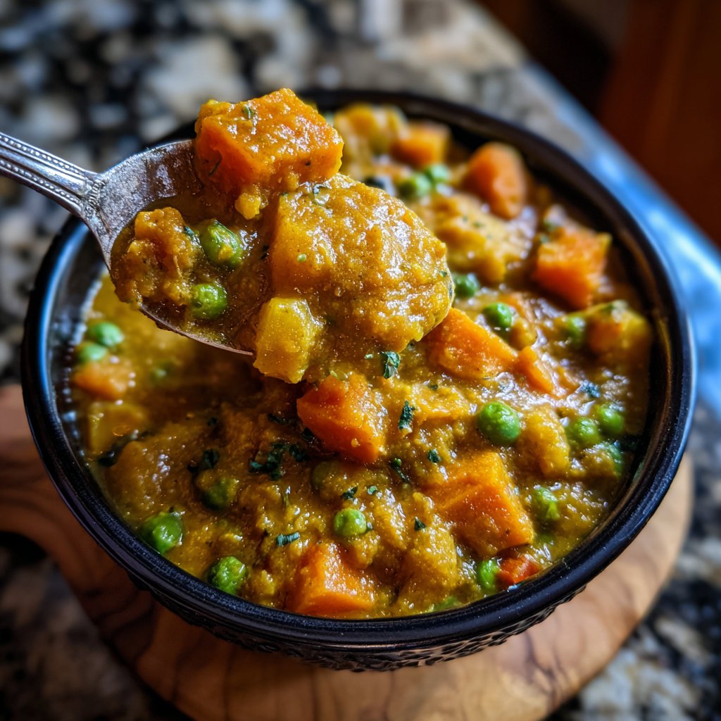 Healthy Crockpot Vegetable Curry