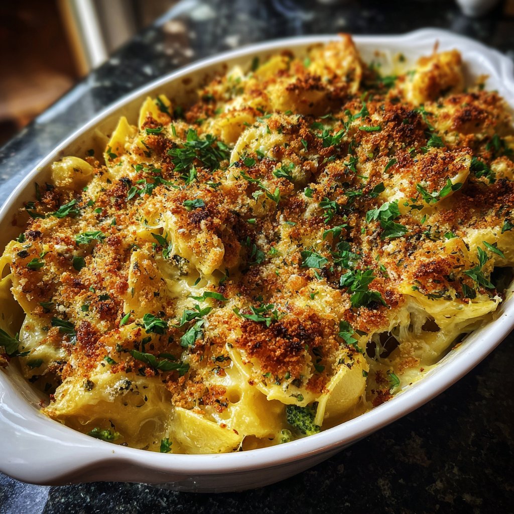 Sunday Creamy Broccoli Pasta Bake