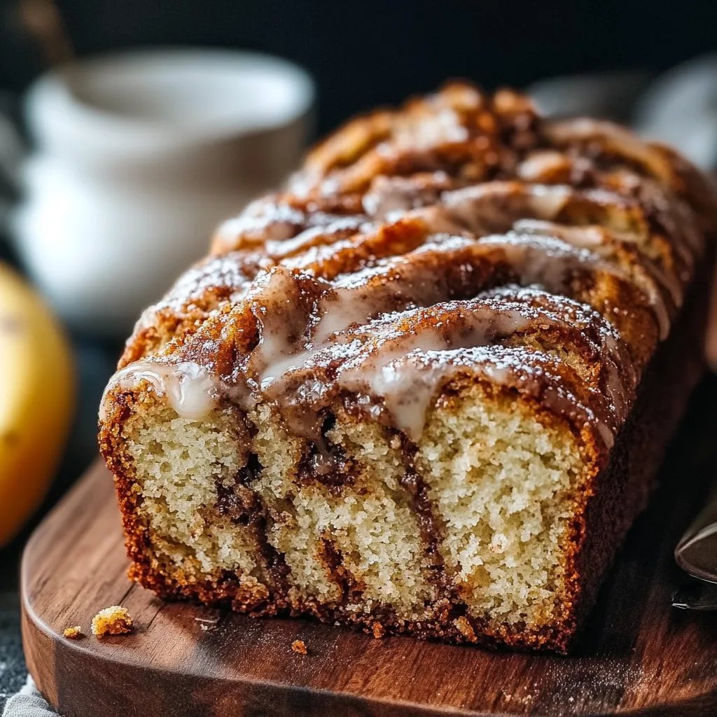 Homemade Cinnamon Swirl Banana Bread – Perfect for Brunch!