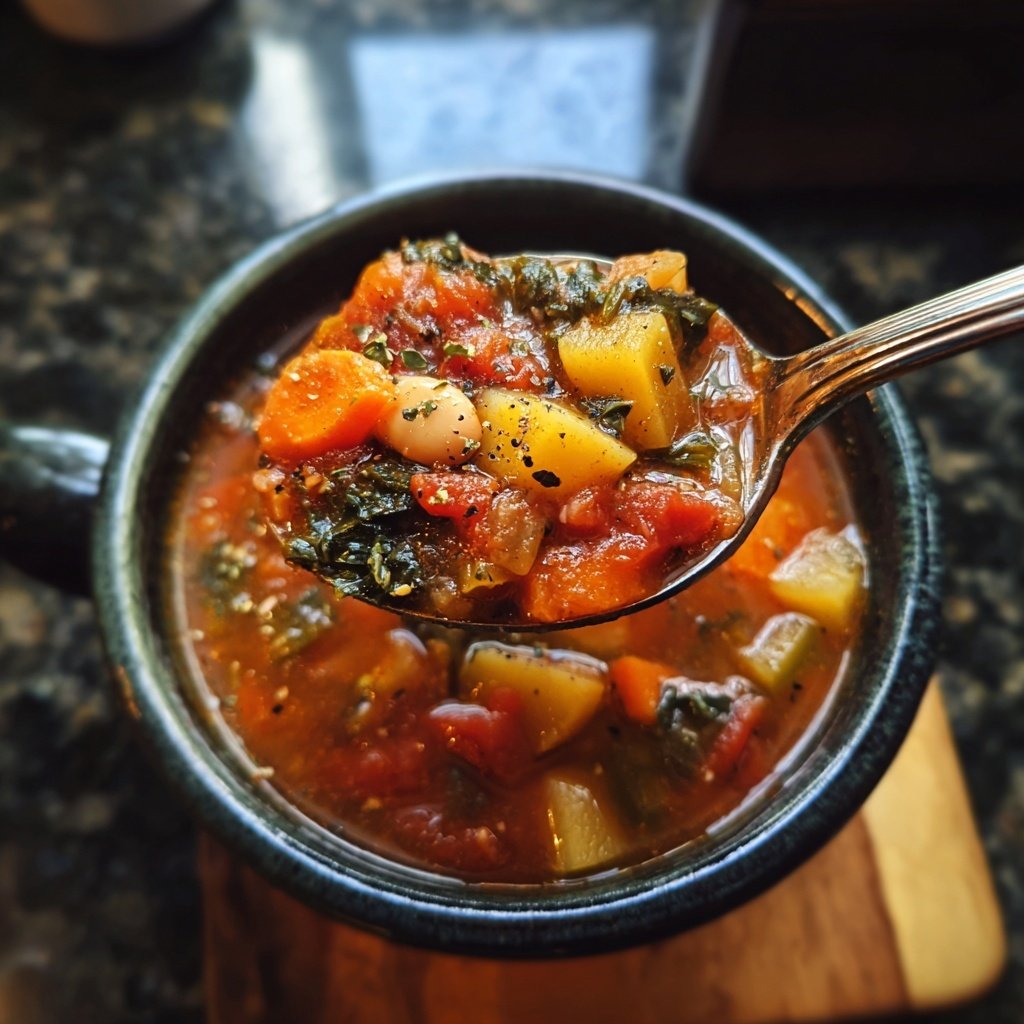 Healthy Crockpot Minestrone