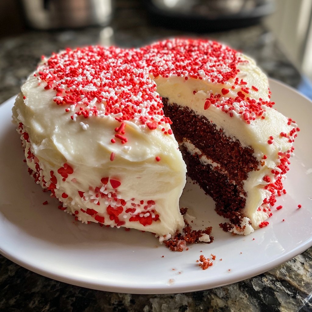 Mini Heart Cake with Cream Cheese Frosting
