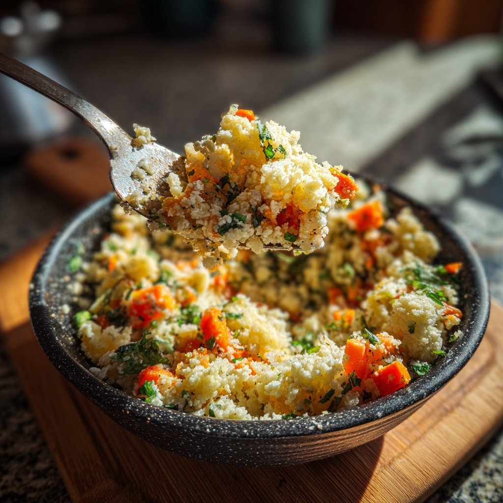 Healthy Dinner Cauliflower Rice Bowl