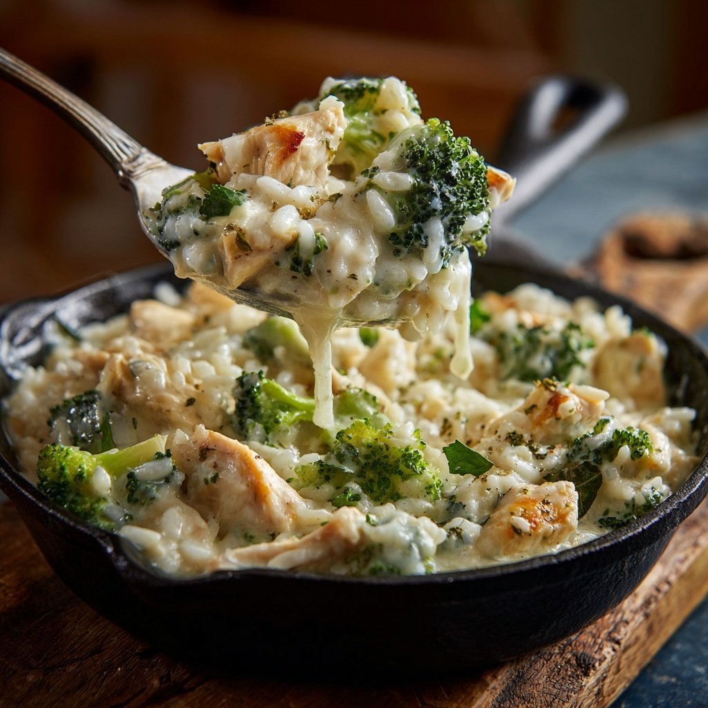 Creamy Chicken Rice Skillet