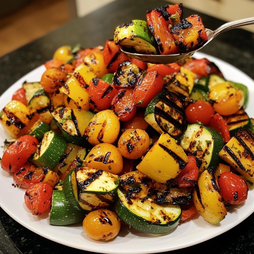 Healthy Grilled Vegetable Bowl
